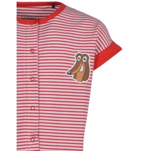 Z - Jersey cotton stretch 901 rood-wit ge