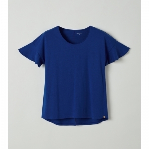 Z - Jersey cotton stretch 878 donkerblauw