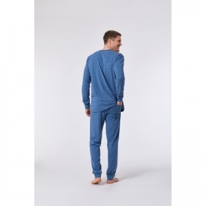 Z - Jersey cotton stretch 922 blauw-grijs