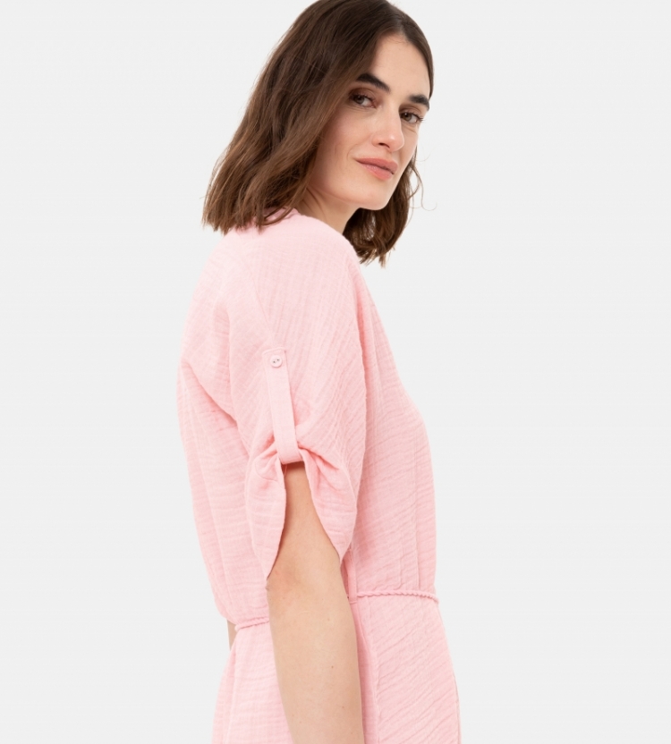 W - Woven twill 100% CO 424 snoep roze