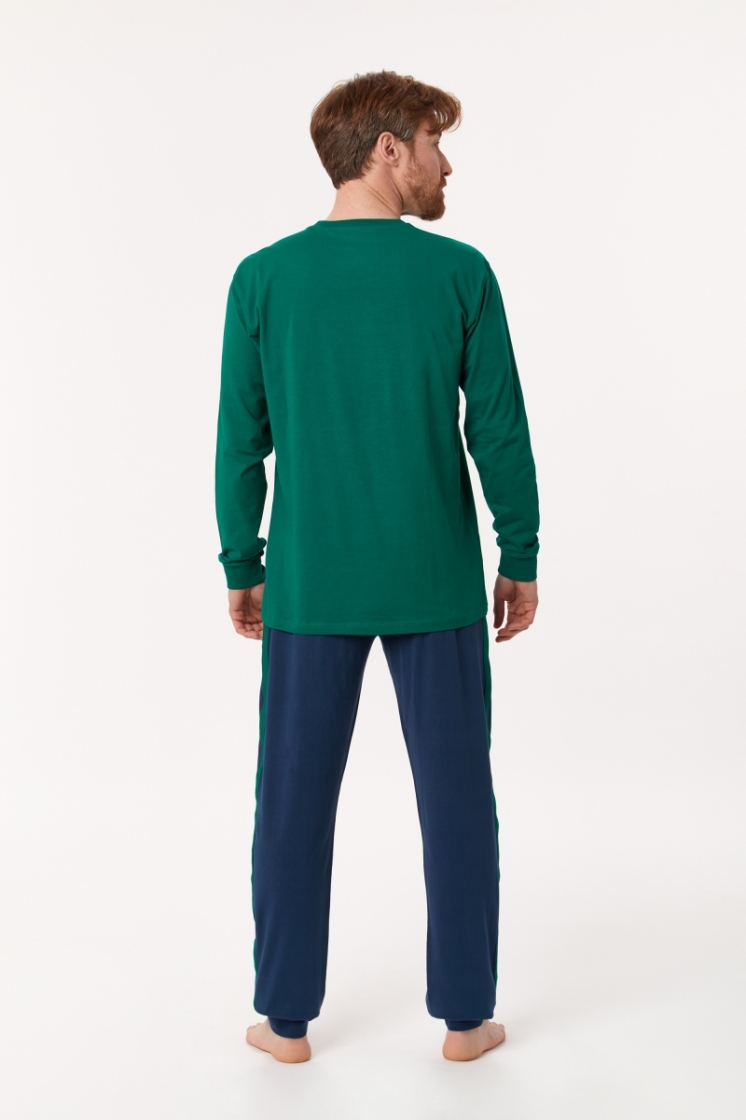 Z - Jersey cotton stretch 785 donkergroen