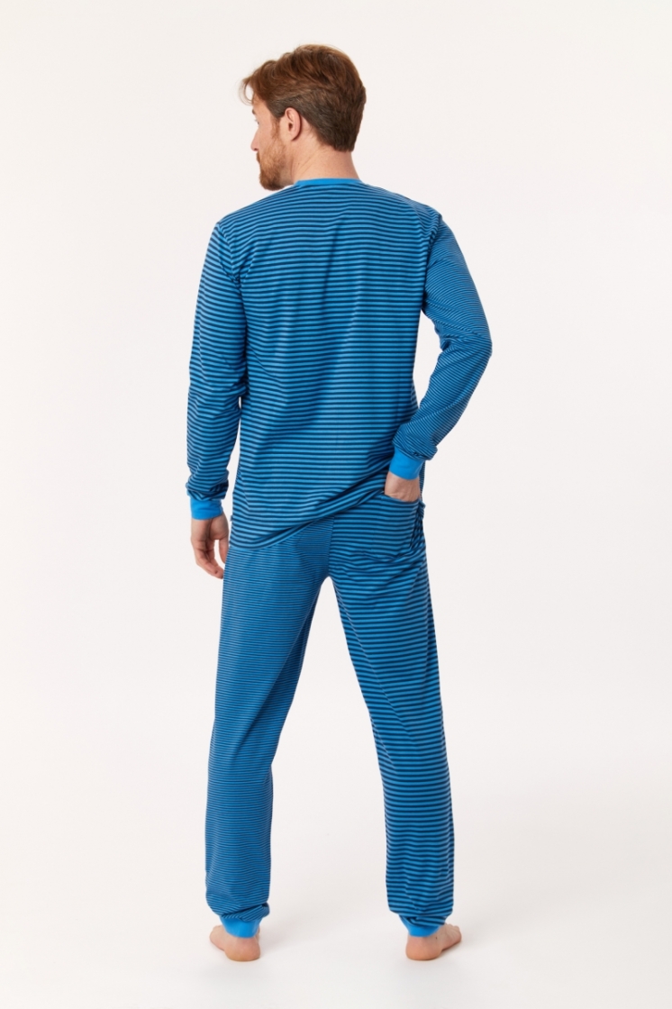 Z - Jersey cotton stretch 920 blauw-donke