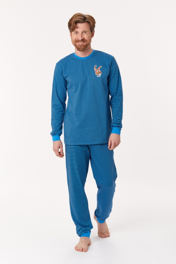 Z - Jersey cotton stretch 920 blauw-donke