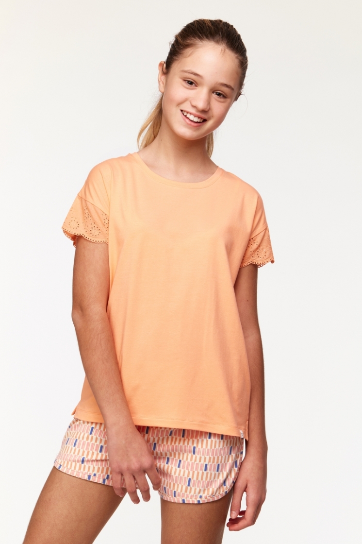 Z - Jersey cotton stretch 538 oranje